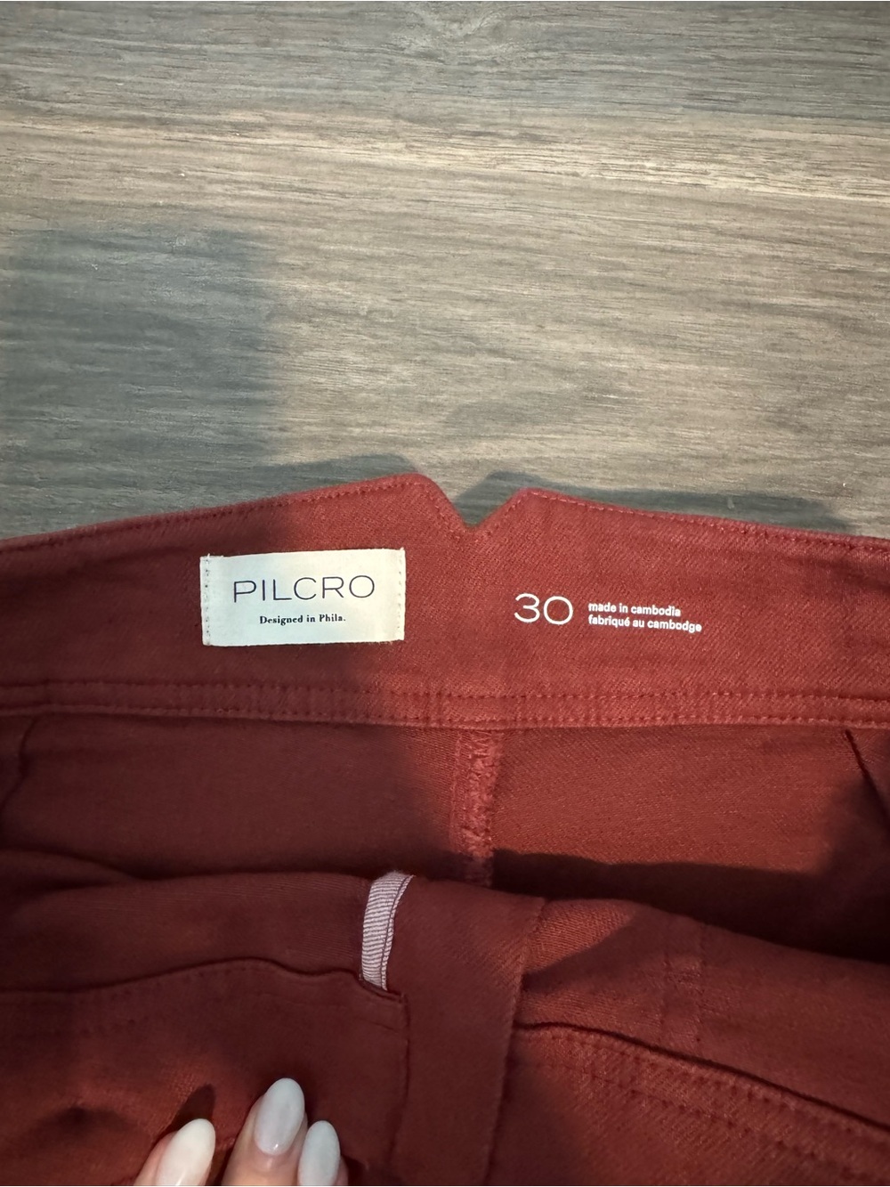 Pilcro Rust-Brown High-Rise Skort - Picture 5 of 7